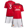 Maillot de Supporter Manchester United Bailly 3 Domicile 2023-24 Pour Enfant